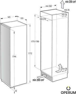 Морозильна камера Gorenje FNI518EA1 (6981143)