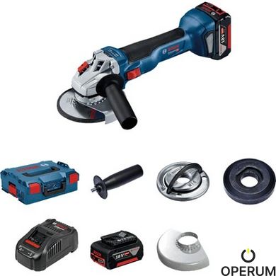 Кутова шліфувальна машина акумуляторна Bosch GWS 18V-10 Li-ion 18 В мала(06019J4004) 06019J4004 фото