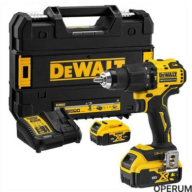 Дриль-шурупокрут акумуляторний безщітковий ударний DeWALT DCD709P2T DCD709P2T фото