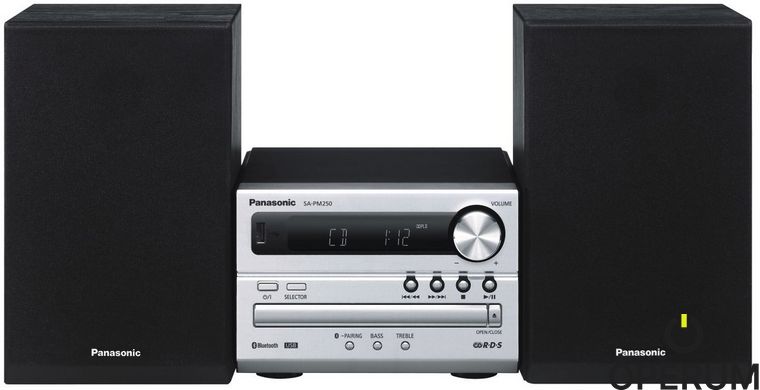 Музичний центр PANASONIC SC-PM250EE-S silver