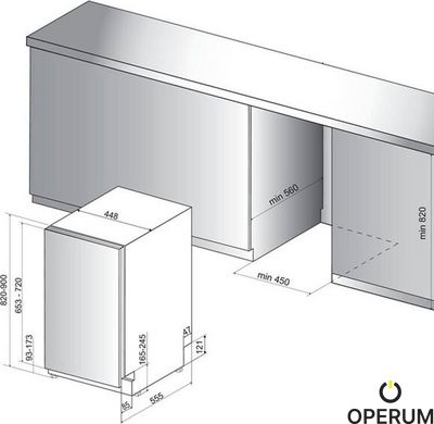 Посудомийна машина Hotpoint Ariston HSIC3T127C (6470767) 869991616550 фото