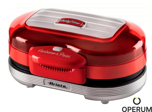 Бутербродниця Ariete 2505 HAMBURGER RED (6899001)