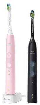 Зубная электрощетка PHILIPS HX6830/35 Sonicare ProtectiveClean 4500 Black+Pink