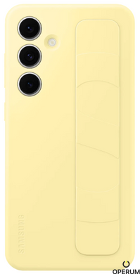 Чехол для смартф. SAMSUNG для S24 FE Standing Grip Case Yellow (EF-GS721CYEGWW)