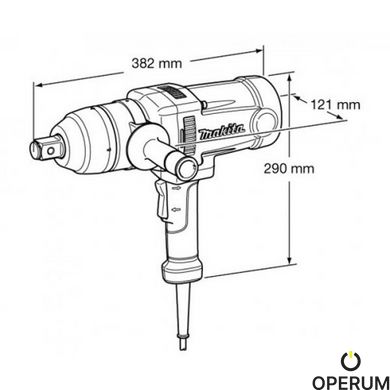 Гайковерт ударний Makita TW 1000(TW1000)