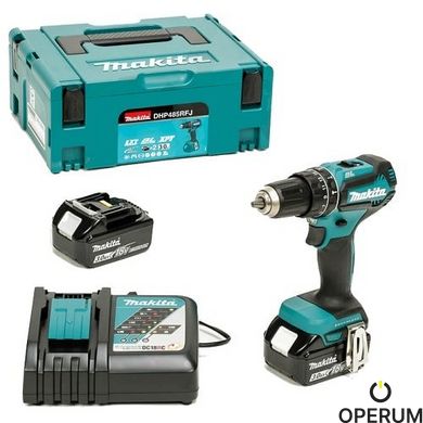 Шуруповерт акумуляторний ударний Makita DHP485RFJ DHP485RFJ DHP485RFJ фото