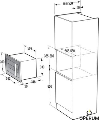 Микроволновая печь Gorenje BM 235 ORA-W (MEG555B) 728171 фото