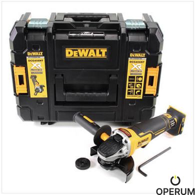 Шліфмашина кутова - болгарка акумуляторна безщіткова DeWALT DCG406NT DCG406NT фото