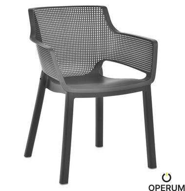 Садове крісло HECHT ELISA GRAPHITE CHAIR