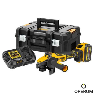 Шліфмашина кутова - болгарка акумуляторна безщіткова DeWALT DCG409T1 DCG409T1 фото