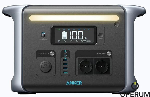 Зарядна станція ANKER 757 PowerHouse - 1229Wh/AC 1500W/100W 1xPD/4xUSB/1xCar/MPPT