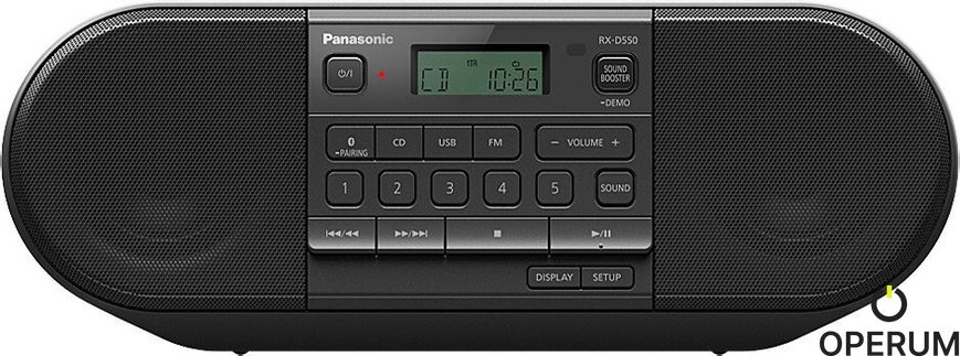 Магнітола CD PANASONIC RX-D550GS-K