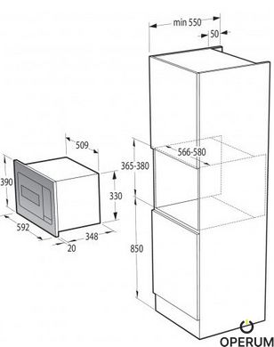 Мікрохвильова піч Gorenje BM 235 SYW (MXY55Z) 732951 фото