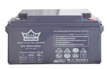 Гелевий аккумулятор для сонячних батарей OR-TEC 12v 65 Ah GEL  12v 65 Ah GEL фото