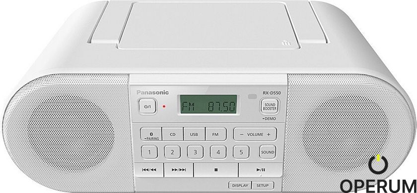 Магнітола CD PANASONIC RX-D550GS-W