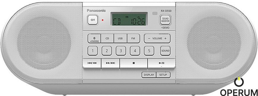 Магнітола CD PANASONIC RX-D550GS-W