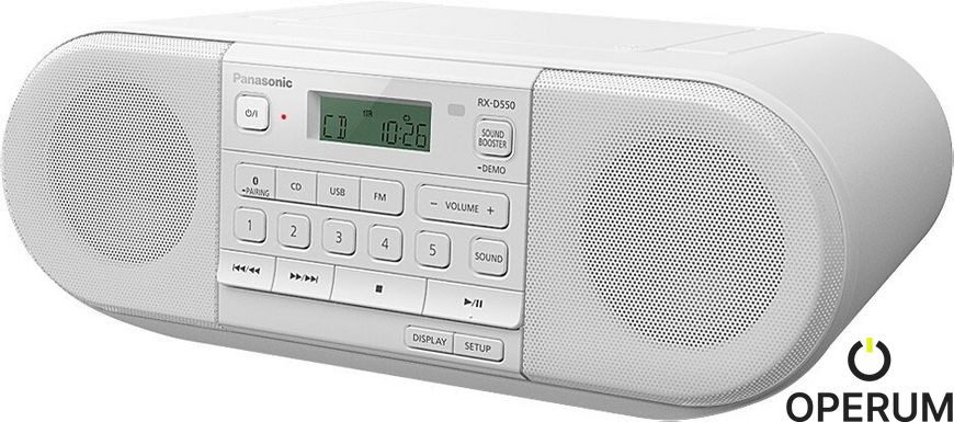 Магнітола CD PANASONIC RX-D550GS-W